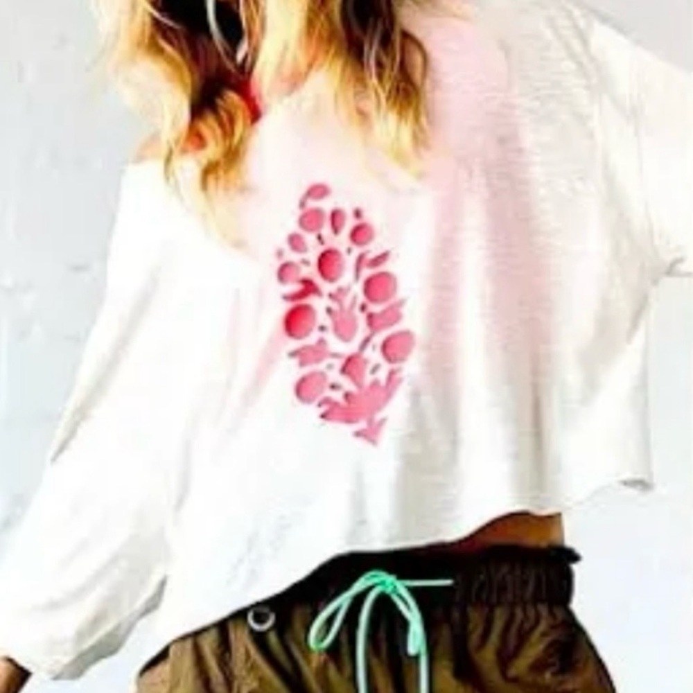 FP MOVEMENT By Free People:”My Time Layer”In Cream Combo..NWT